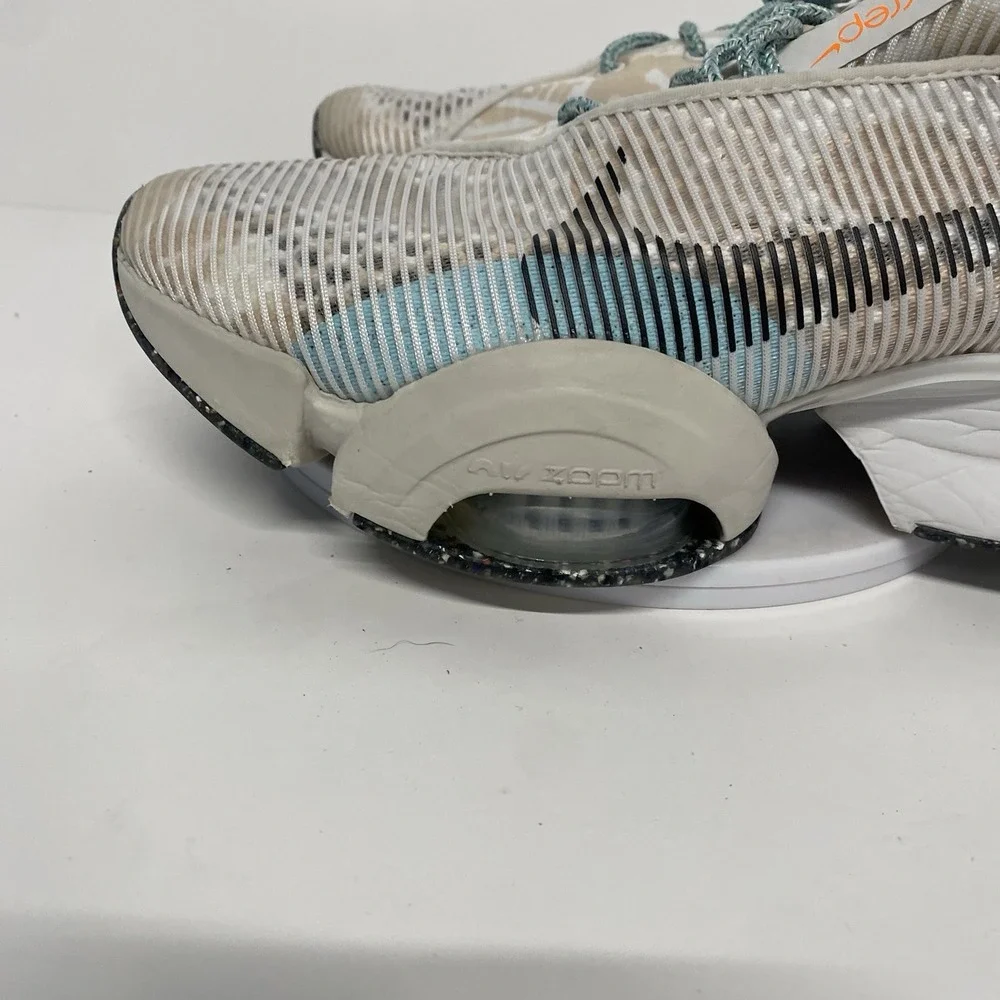 Nike Shoes Women Size 8 Air Zoom Superrep 2 White Blue Running Training 3907 - Picture 6 of 16